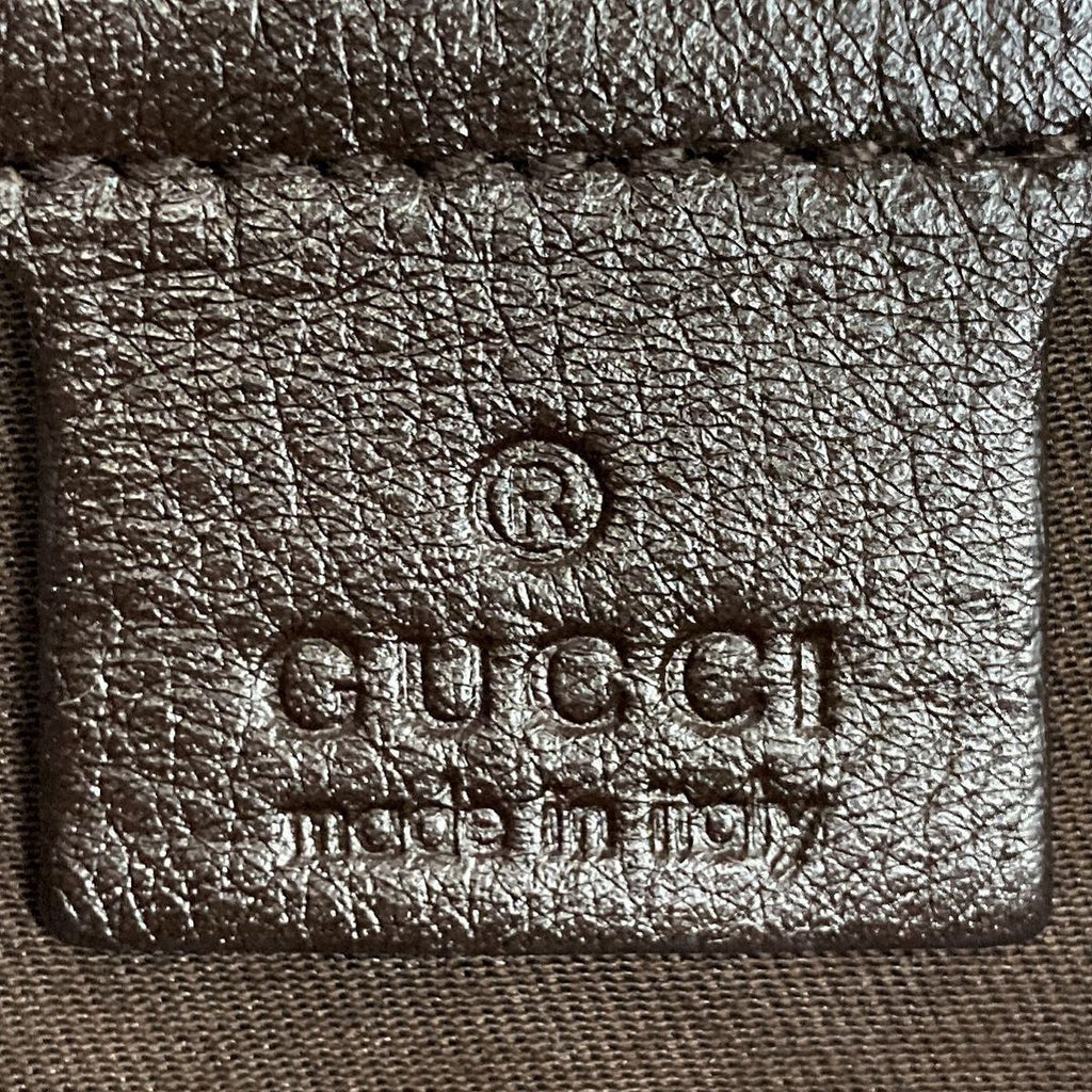 Gucci 203503 Charlotte Shoulder Bag in GG Canvas and Leather, Brown PRE-OWNED