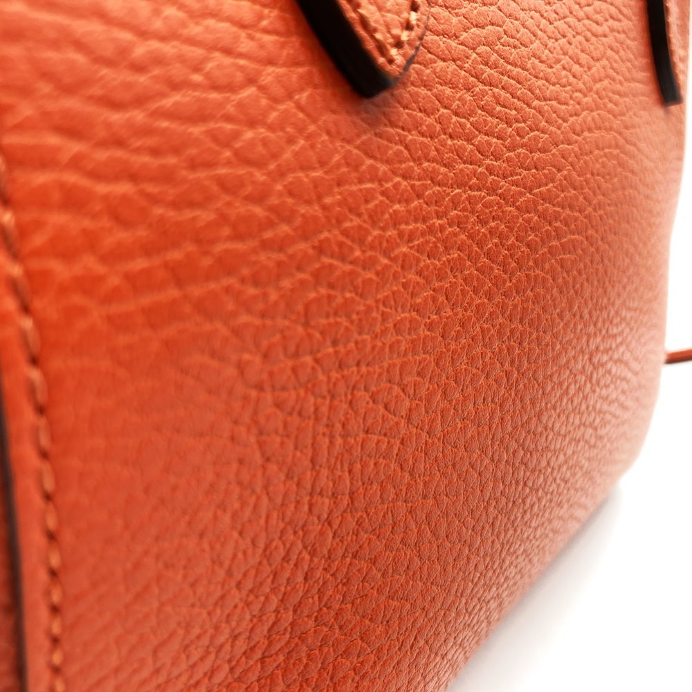 Gucci 368827 Swing Small 2-Way Handbag/Shoulder Bag Leather Orange Pre-owned