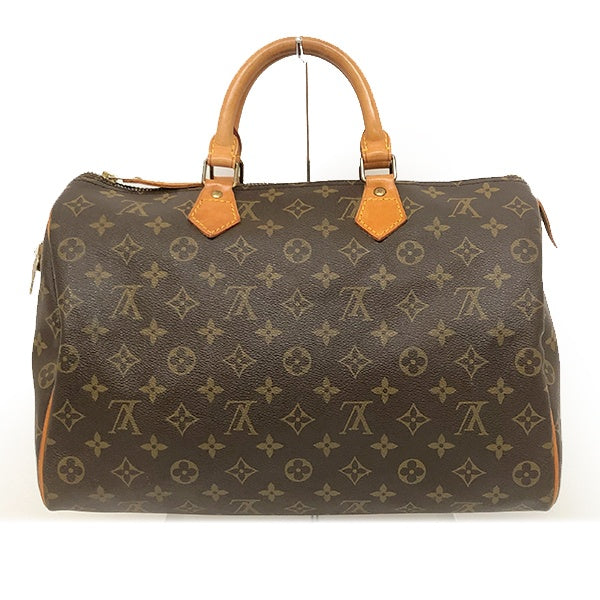 Louis Vuitton M41524 Speedy 35 Monogram Mini Boston Bag, Brown PRE-OWNED