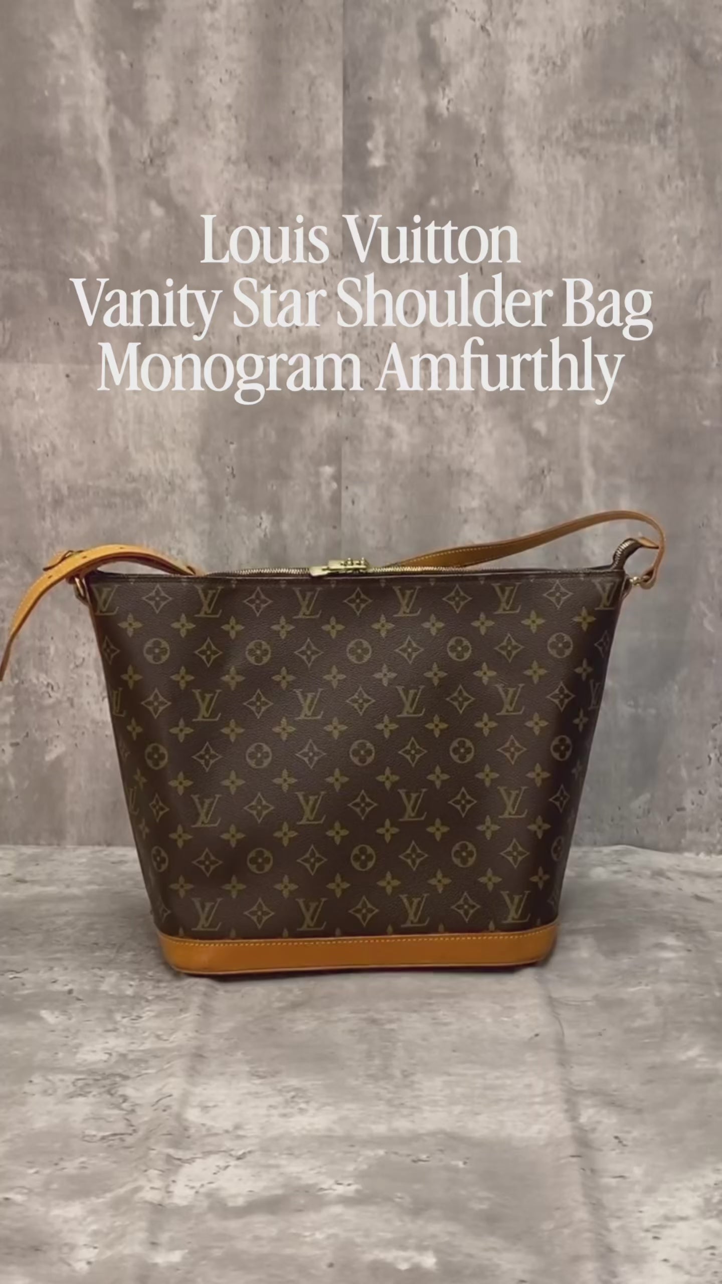 Louis Vuitton M47275 Vanity Star Shoulder Bag Monogram Pre-owned