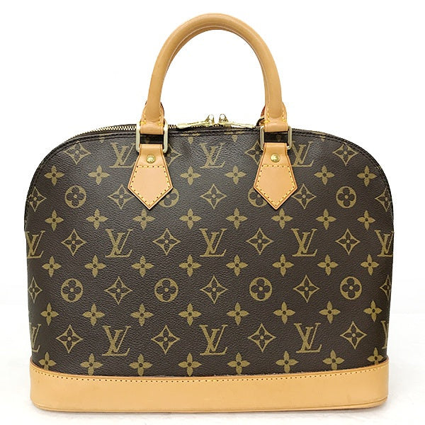 Louis Vuitton M51130/Alma (old) Monogram Handbag in Brown Monogram Canvas PRE-OWNED