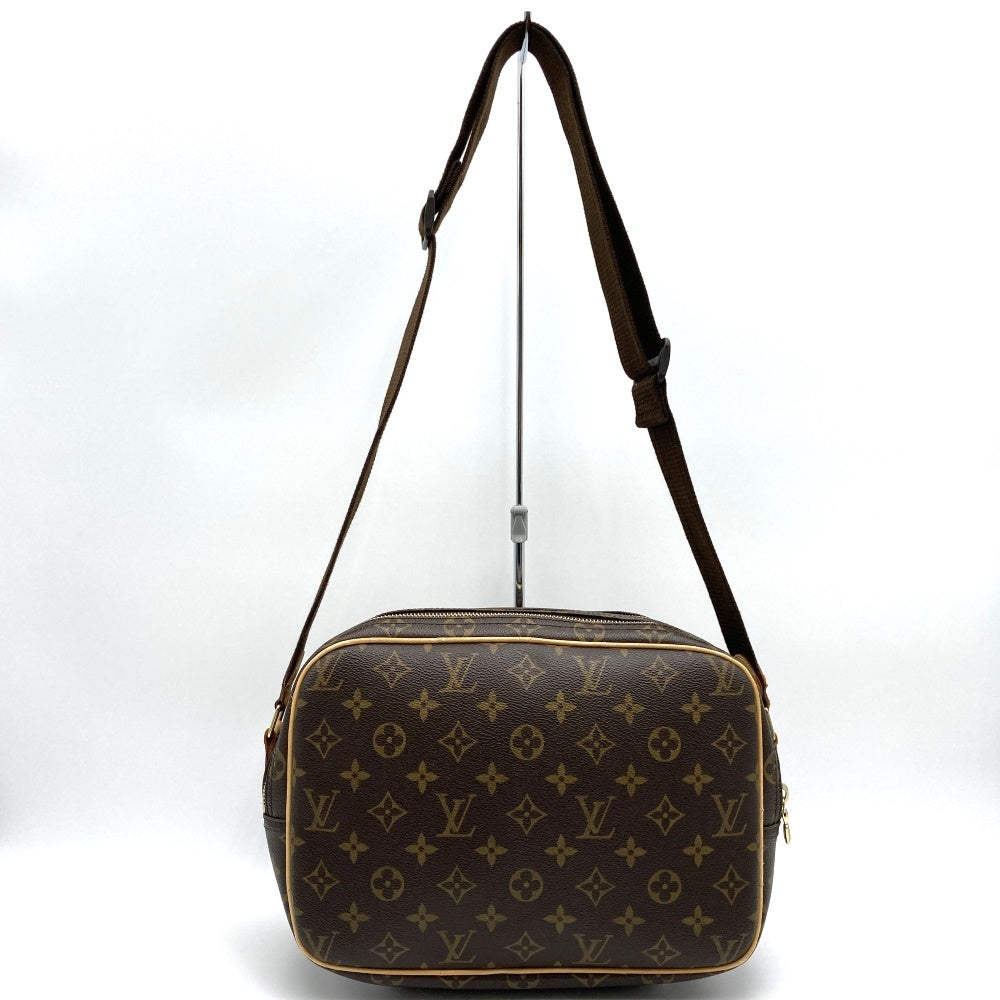 Louis Vuitton Reporter PM Shoulder Bag in Monogram Canvas and PVC in Brown, M45254 PRE-OWNED