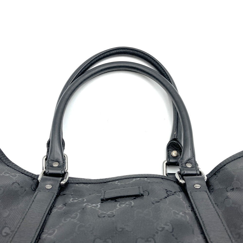 Gucci 223668 Large Tote Bag GG Imprime Black Pre-owned