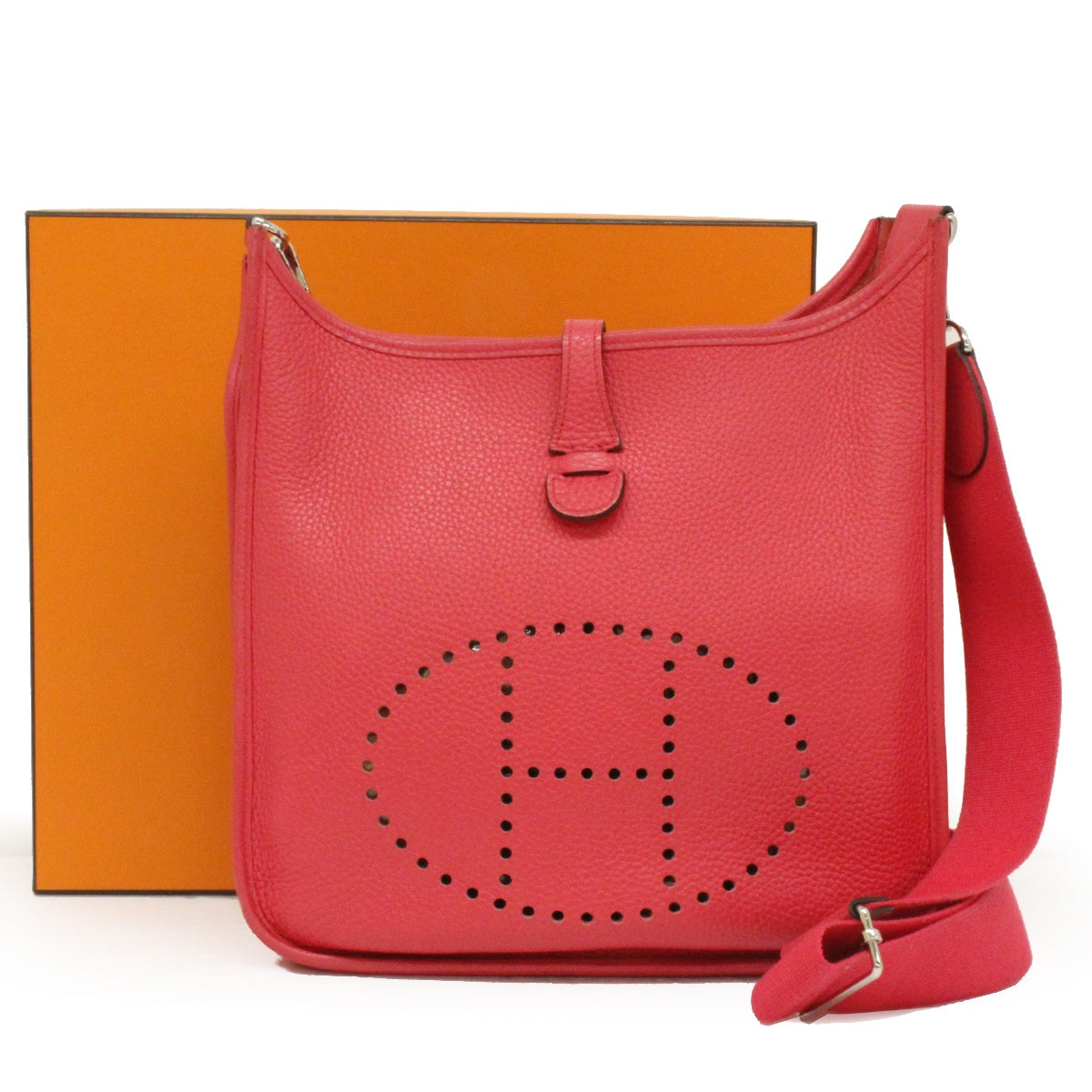 Hermès Evelyne 3 PM 56277CK Crossbody Shoulder Bag Taurillon Clemence Pink Pre-owned