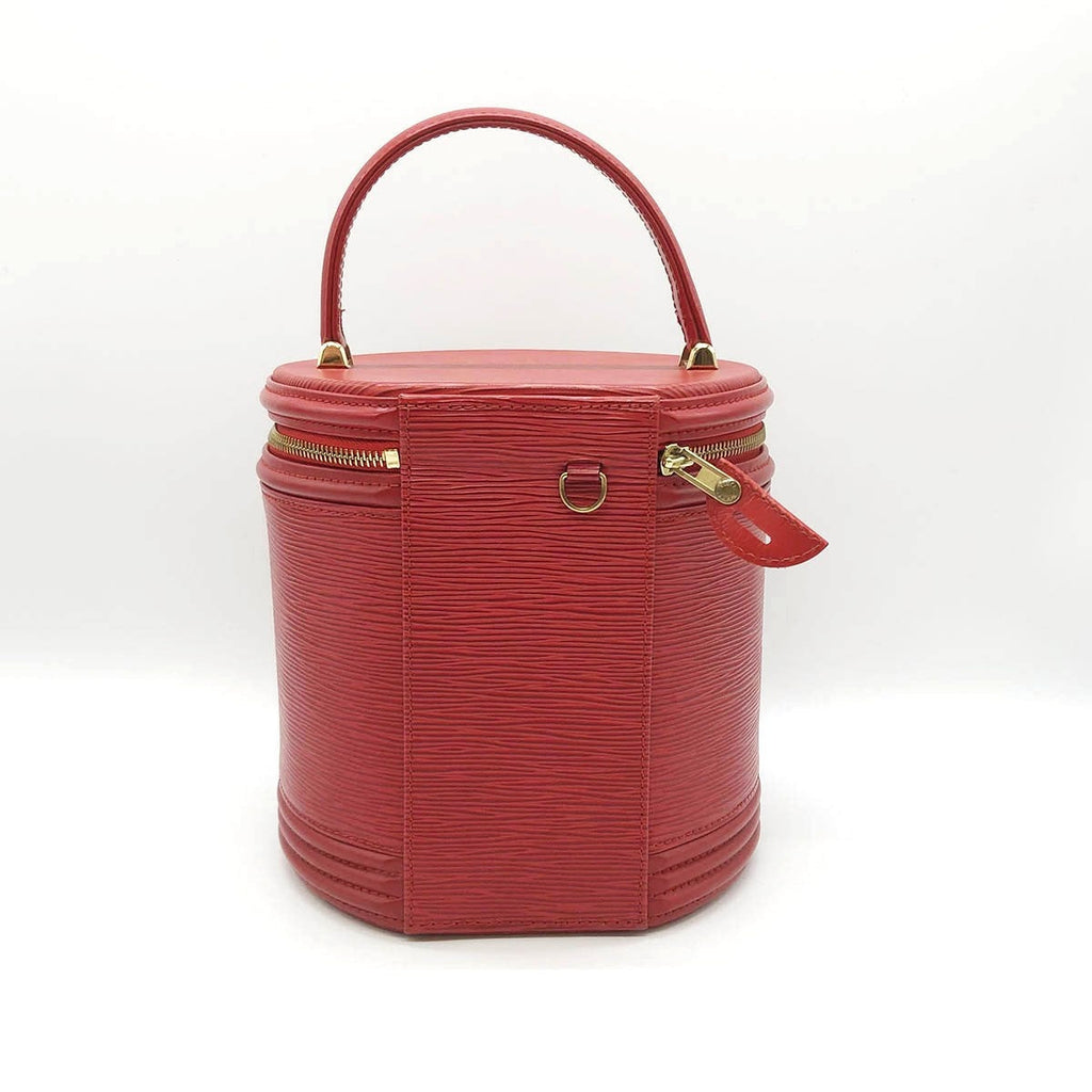 Louis Vuitton M48037 Cannes Epi Vanity Bag in Castilian Red PRE-OWNED