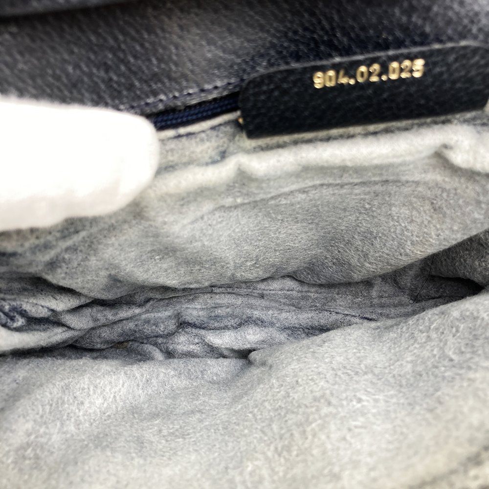 Gucci 904 02 025 GG Supreme Crossbody Shoulder Bag Canvas Navy Pre-owned