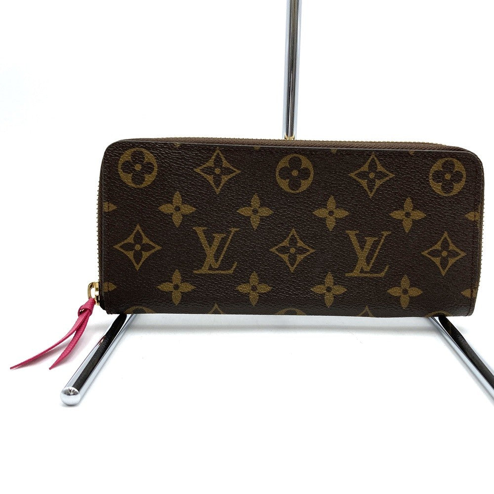 Louis Vuitton M60742 Portefeuille Clemence Long Wallet Monogram Canvas Brown Pre-owned