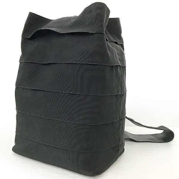 Salvatore Ferragamo Vara Shoulder Bag/Backpack Canvas/Leather Black Pre-owned