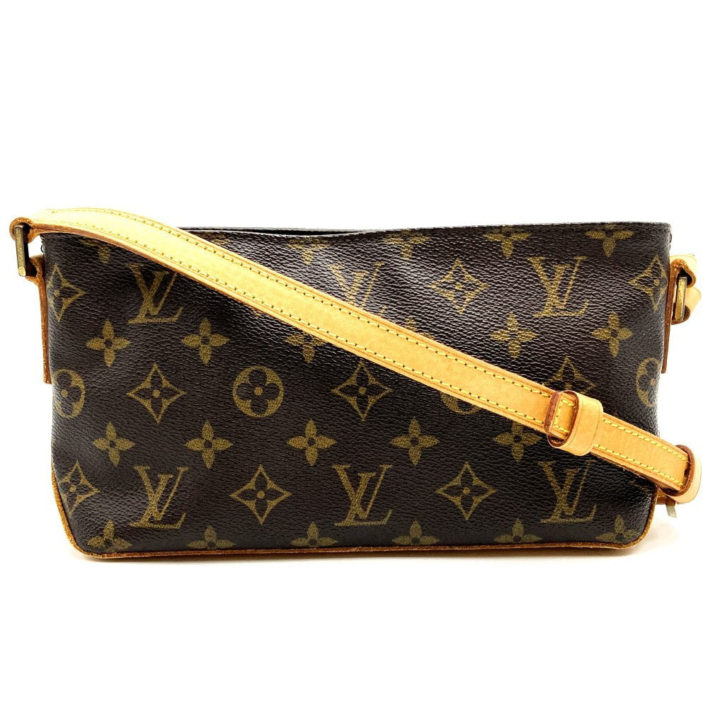 Louis Vuitton Trotter Small Shoulder Bag, Crossbody, Monogram Canvas, Brown, M51240 PRE-OWNED