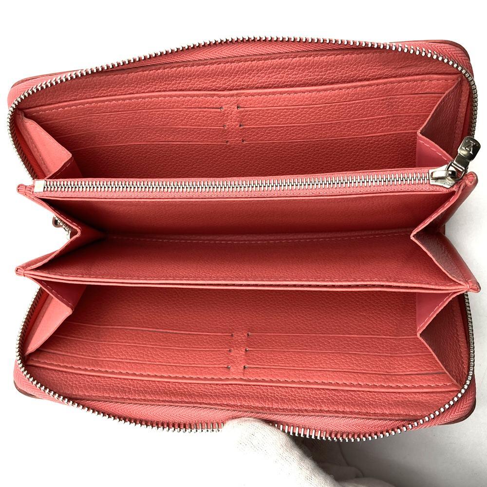 Louis Vuitton M69066 Zippy Lock Me Long Wallet in Blossom Pink Leather PRE-OWNED
