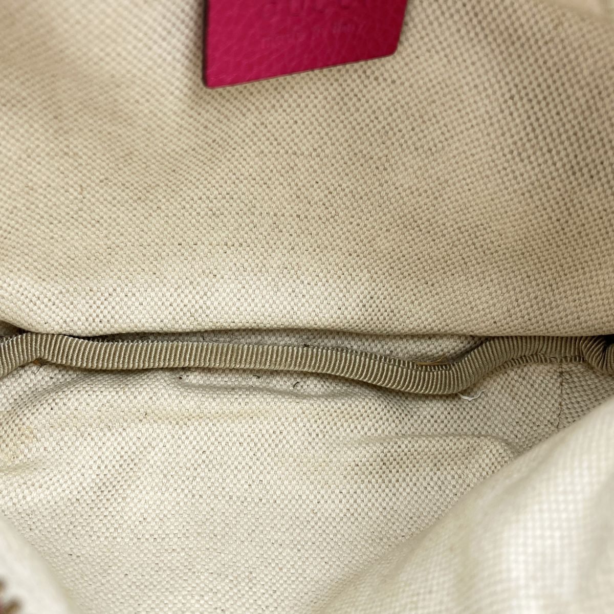 [CLEARANCE]Gucci 527792 Waist Bag, Small Waist Pouch, Logo Print Leather, Pink and Green PRE-OWNED