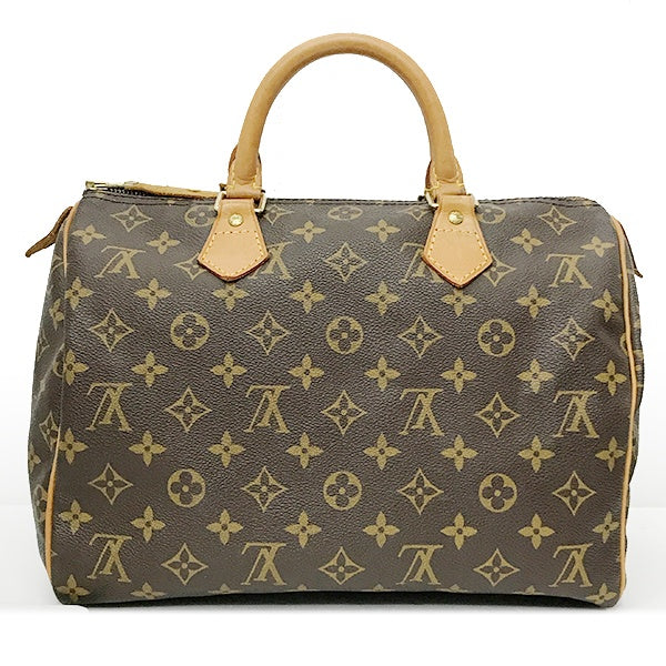 Louis Vuitton M41526/Speedy 30 (old) Monogram Handbag in Brown Monogram Canvas PRE-OWNED