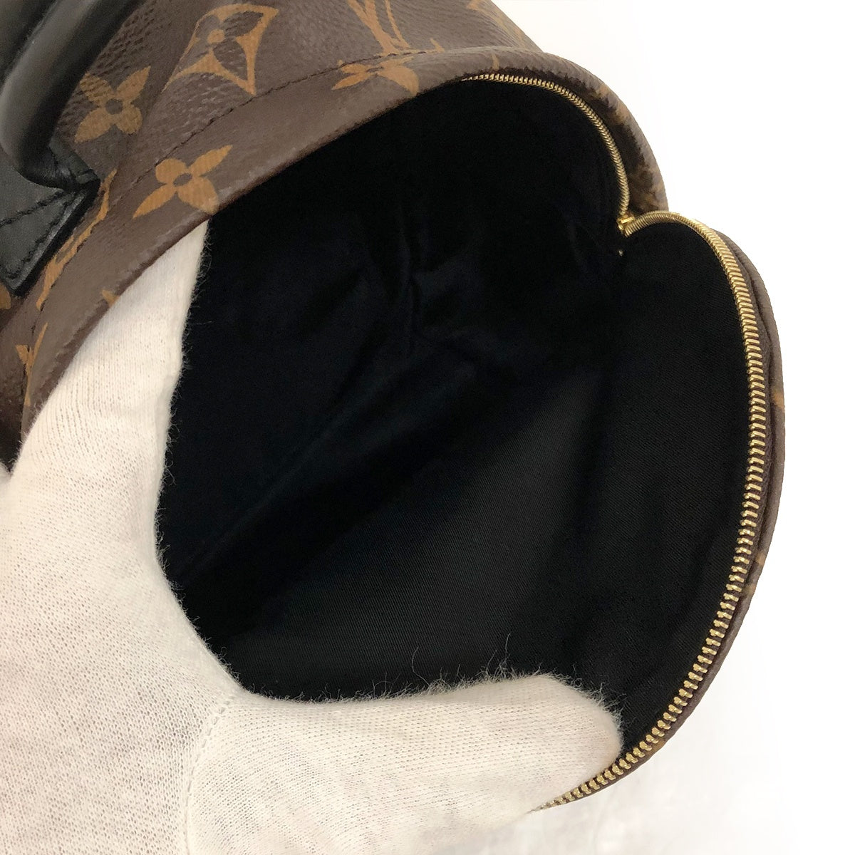 Louis Vuitton M44873 Palm Springs Mini Backpack/Daypack in Monogram Canvas/Leather, Brown, Unisex PRE-OWNED