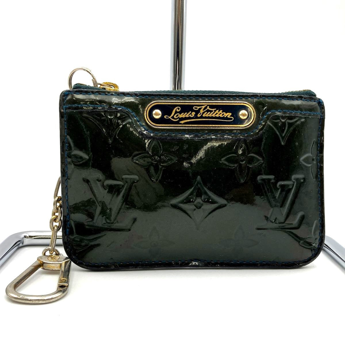 Louis Vuitton M93665 Pochette Cle Coin Case Vernis Green Pre-owned