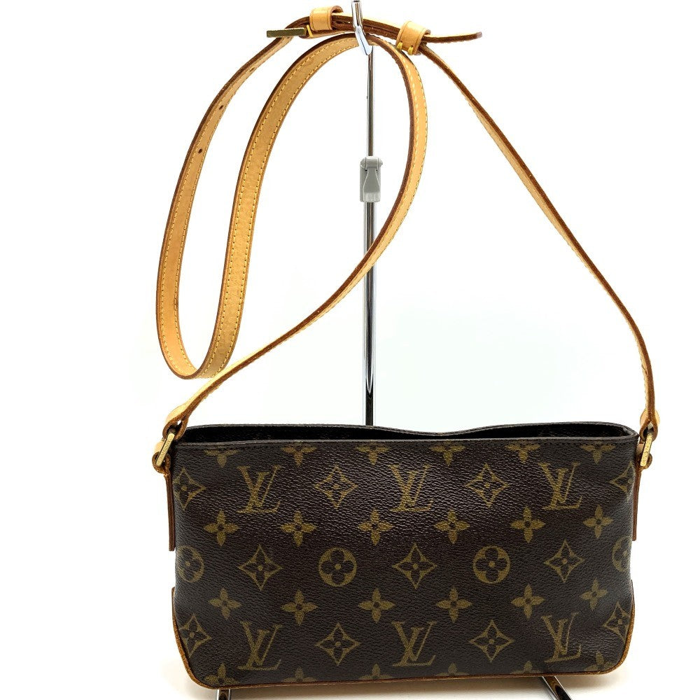 Louis Vuitton Trotter Small Shoulder Bag, Crossbody, Monogram Canvas, Brown, M51240 PRE-OWNED
