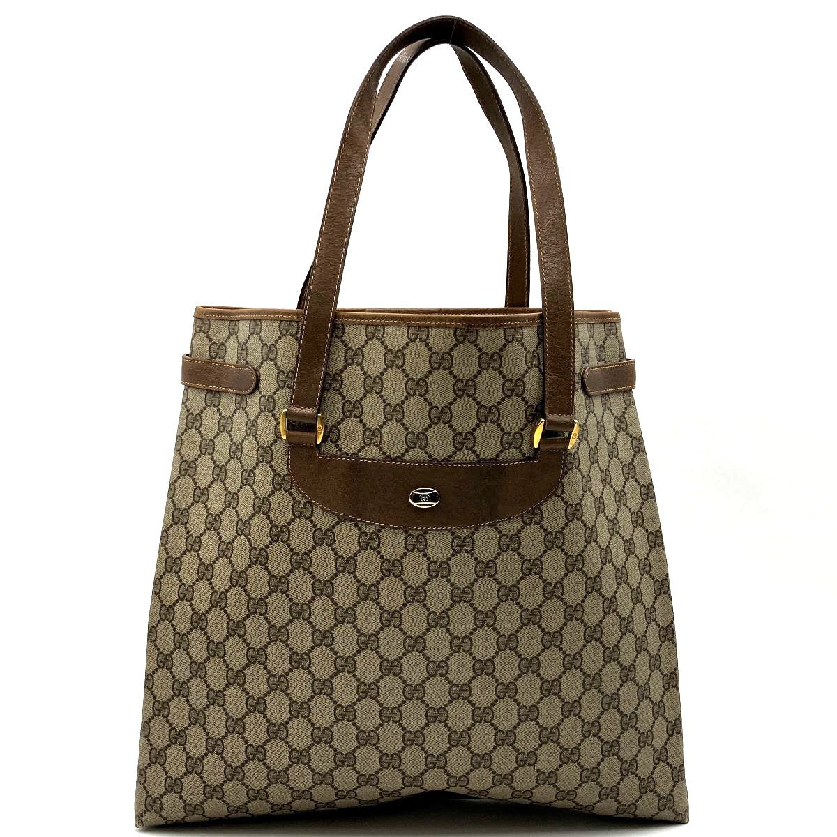 Gucci 39 02 061 Tote Bag GG Supreme Canvas Brown Pre-owned