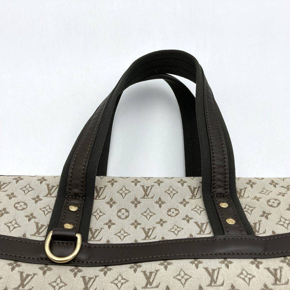 Louis Vuitton M92310 Josephine GM Handbag in Beige/Brown Monogram Mini Canvas PRE-OWNED