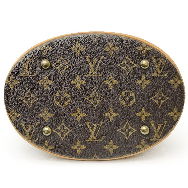 [CLEARANCE]Louis Vuitton Bucket PM/M42238 Monogram Tote Bag/Shoulder Bag, Non-sticky PRE-OWNED