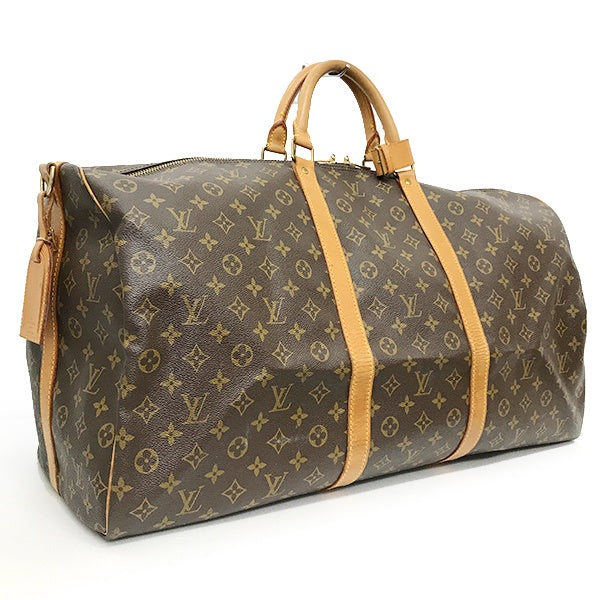 [CLEARANCE]Louis Vuitton M41412 Keepall Bandouliere 60 Boston Bag in Brown Monogram Canvas. PRE-OWNED