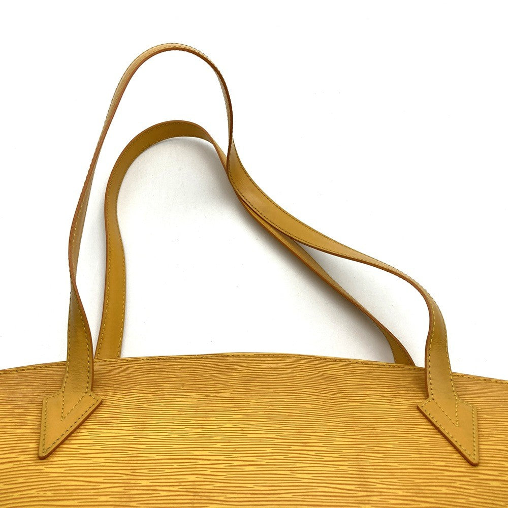 Louis Vuitton M52279 Saint Jacques Large Shoulder Bag Epi Leather Yellow Pre-owned