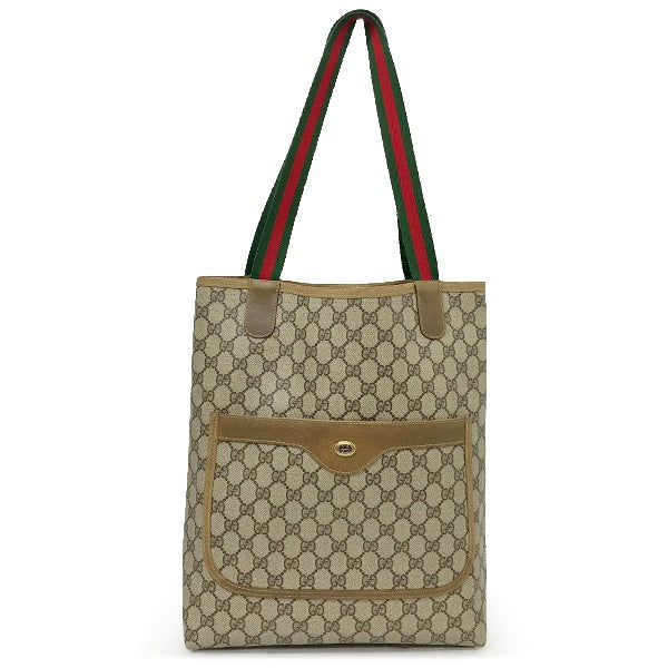 Gucci 56/02 Sherry Line Tote Bag GG Supreme Pre-owned
